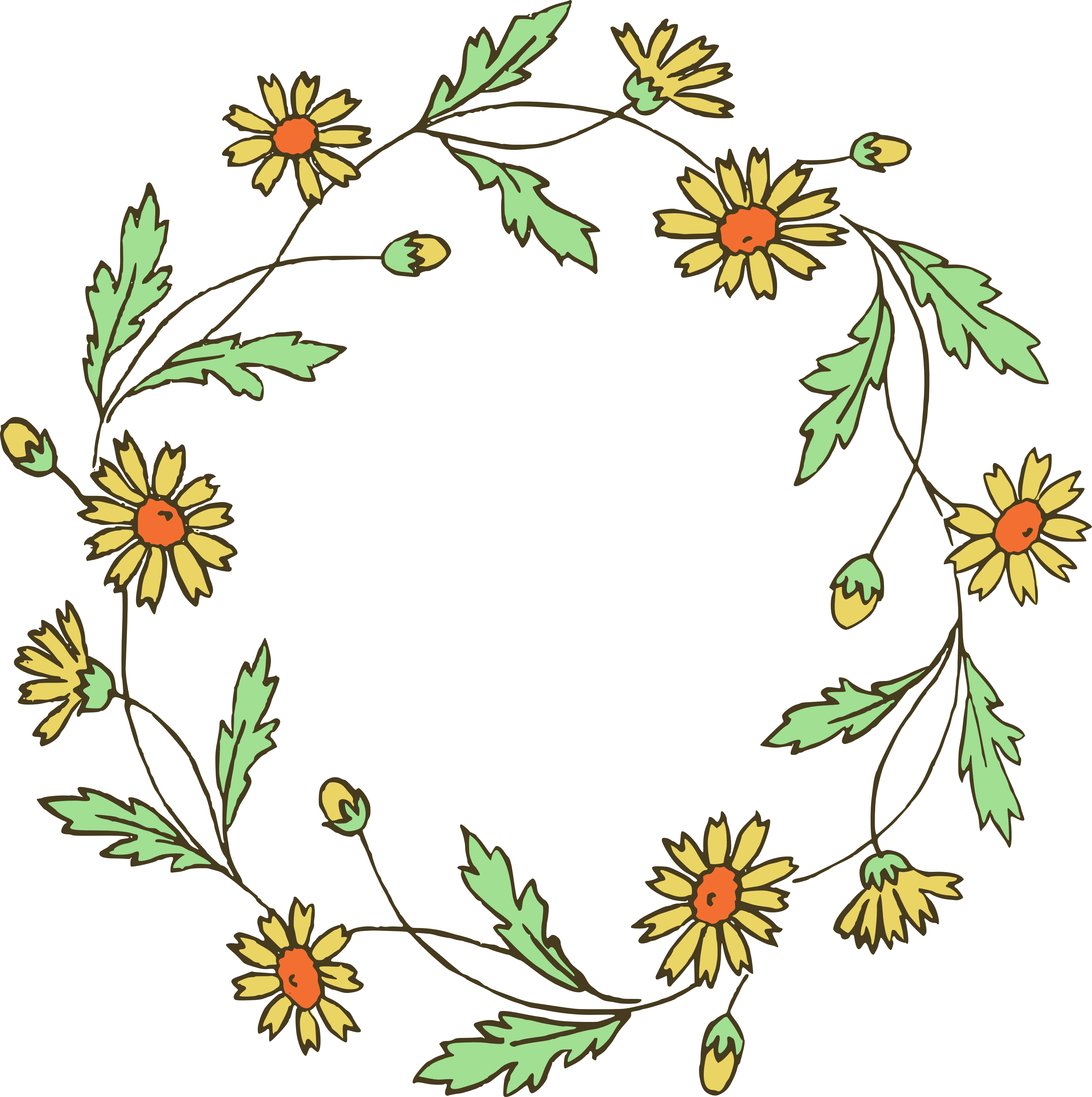 Floral Wreath Clip Art & Vector Images